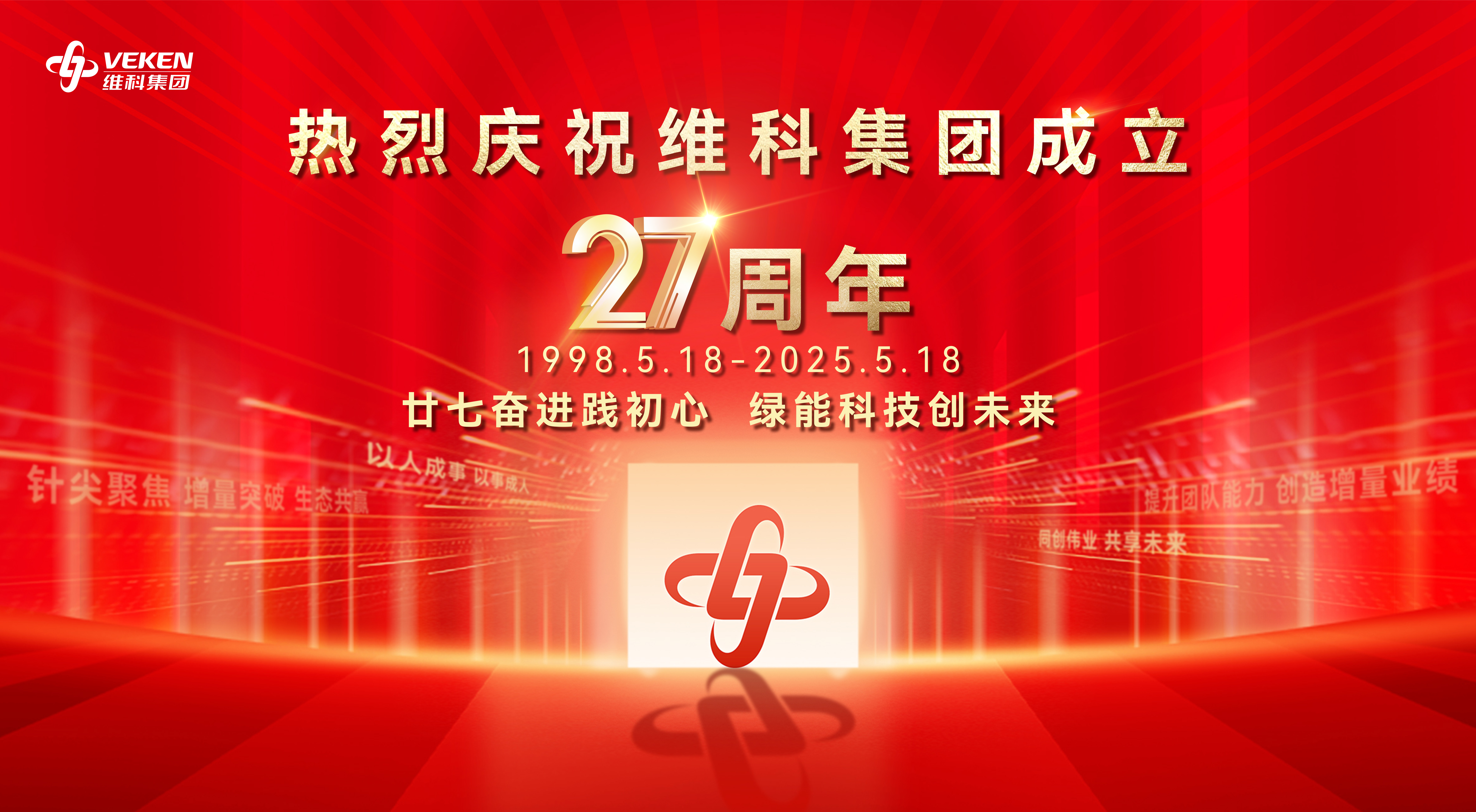 热烈庆祝维科集团成立27周年